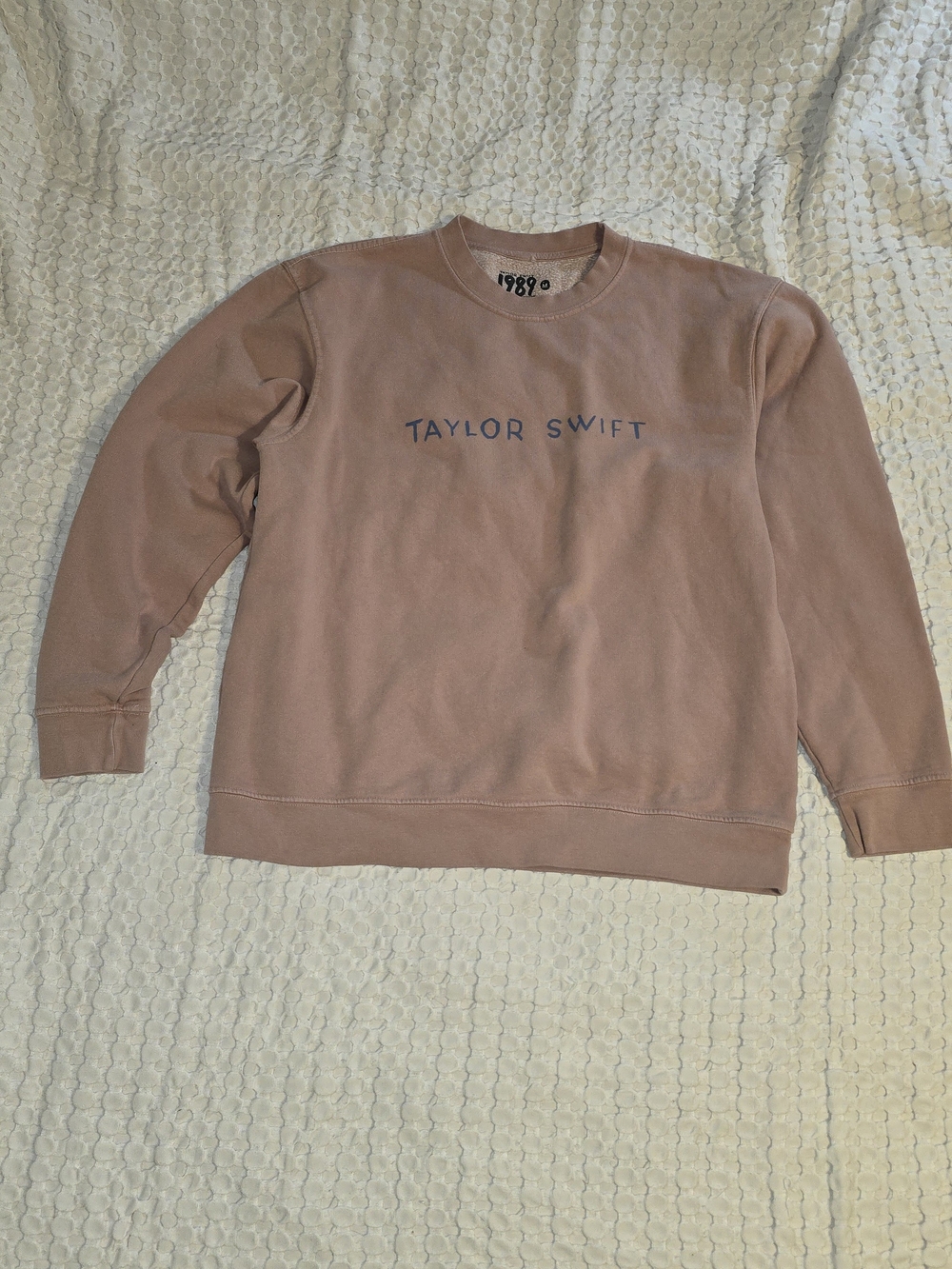 Taylor Swift 1989 Dusty Rose Crewneck Sweatshirt